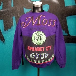 Moss Clothing CO. Purple Graphic Crewneck